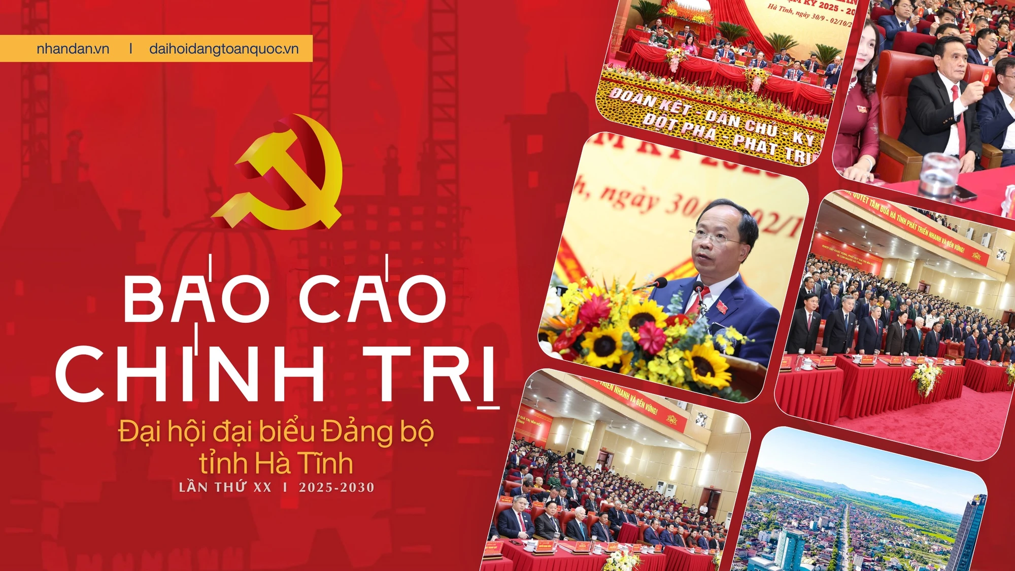 Báo cáo Chính trị Đại hội đại biểu Đảng bộ tỉnh lần thứ XX, nhiệm kỳ 2025-2030