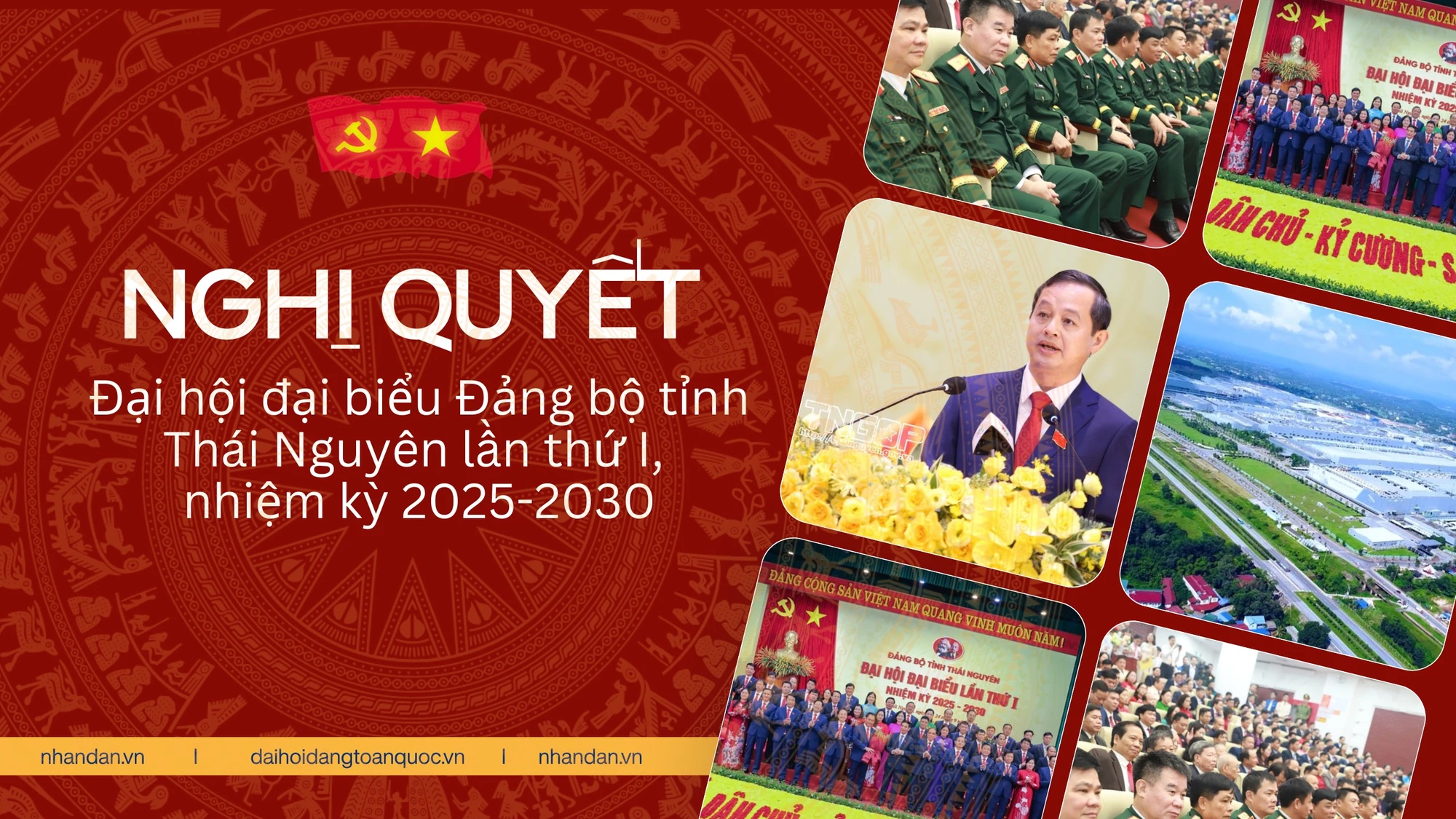 Nghị quyết Đại hội đại biểu Đảng bộ tỉnh Thái Nguyên lần thứ I, nhiệm kỳ 2025-2030
