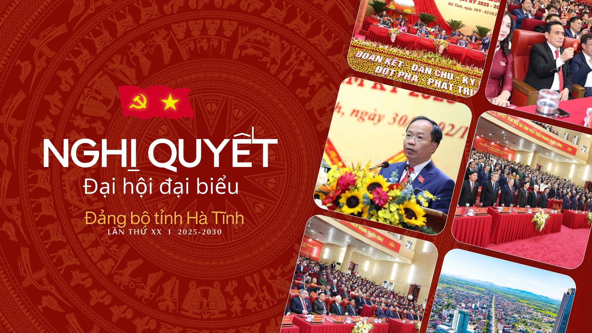 Nghị quyết Đại hội đại biểu Đảng bộ tỉnh Hà Tĩnh lần thứ XX, nhiệm kỳ 2025-2030