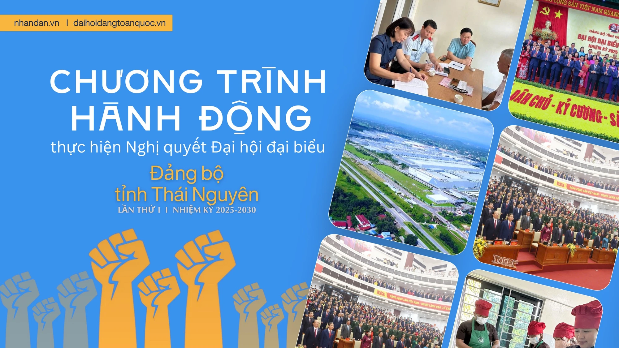 Chương trình hành động thực hiện Nghị quyết Đại hội đại biểu Đảng bộ tỉnh Thái Nguyên lần thứ I, nhiệm kỳ 2025-2030