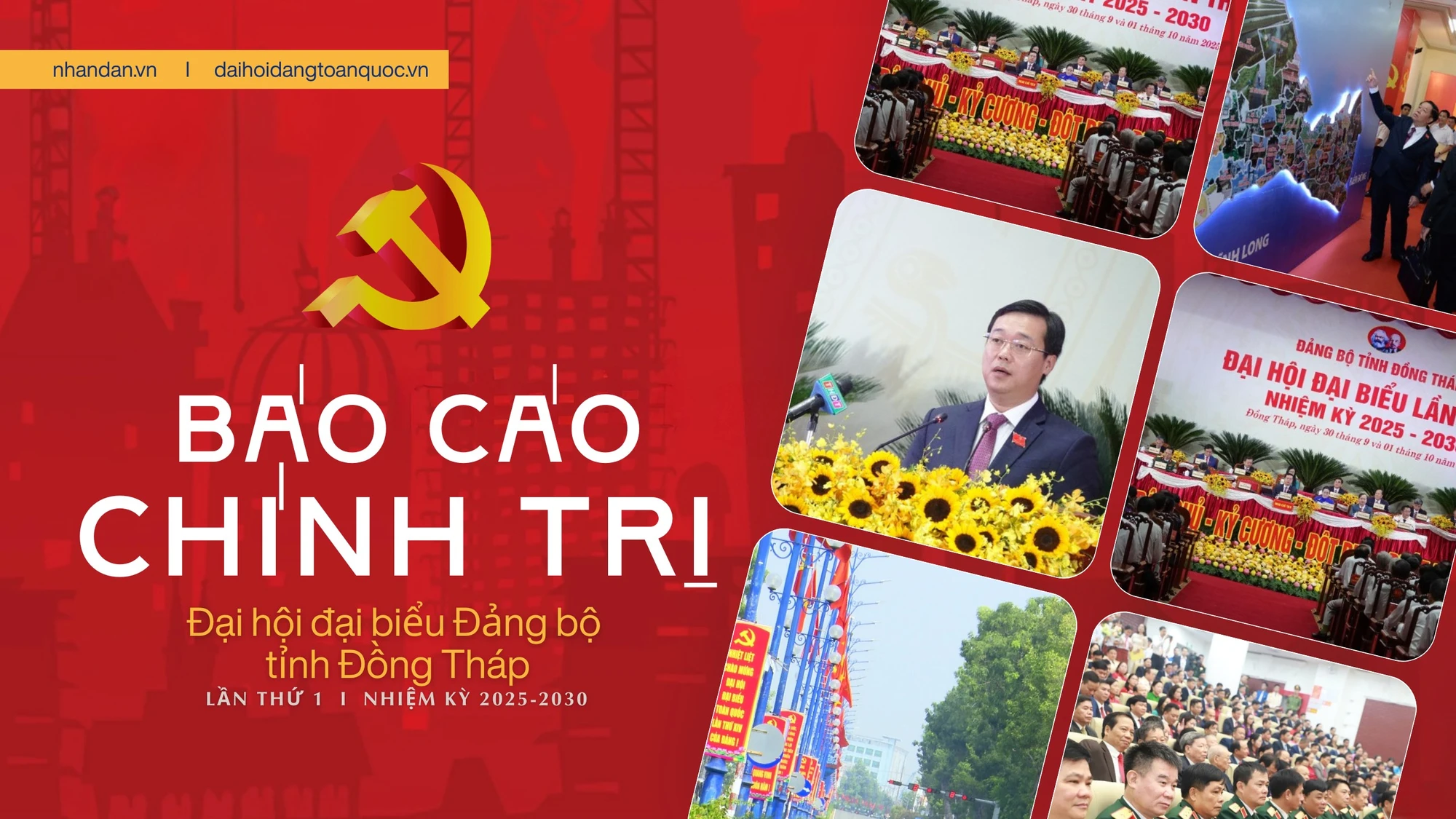 Báo cáo chính trị Đại hội đại biểu Đảng bộ tỉnh Đồng Tháp lần thứ I