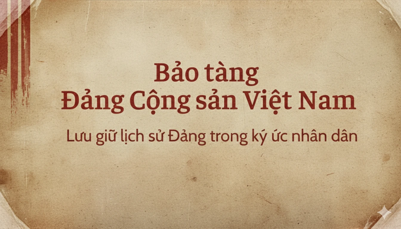 Bảo tàng Đảng Cộng sản Việt Nam: Lưu giữ lịch sử Đảng trong ký ức nhân dân
