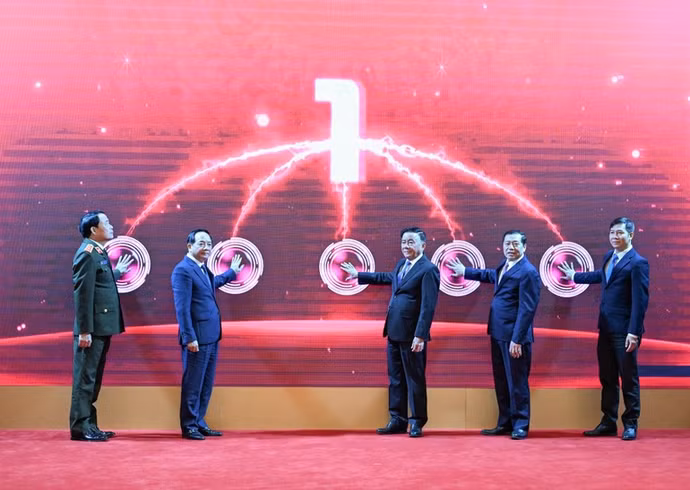 Ứng dụng chính thức đi vào vận hành. (Ảnh: DUY LINH)