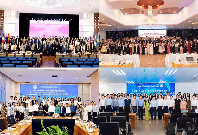 Nguyễn Đức Nhật Anh tham gia nhiều hội thảo khoa học quốc gia, quốc tế.