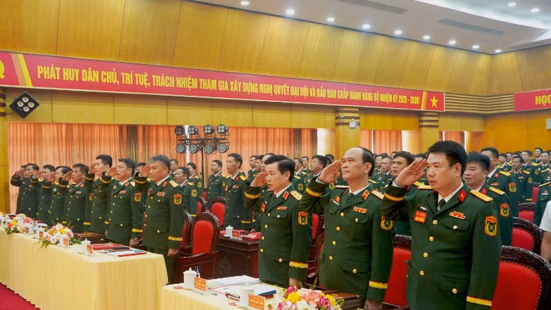 Các đại biểu dự Đại hội đại biểu Đảng bộ Binh chủng Đặc công nhiệm kỳ 2025-2030.