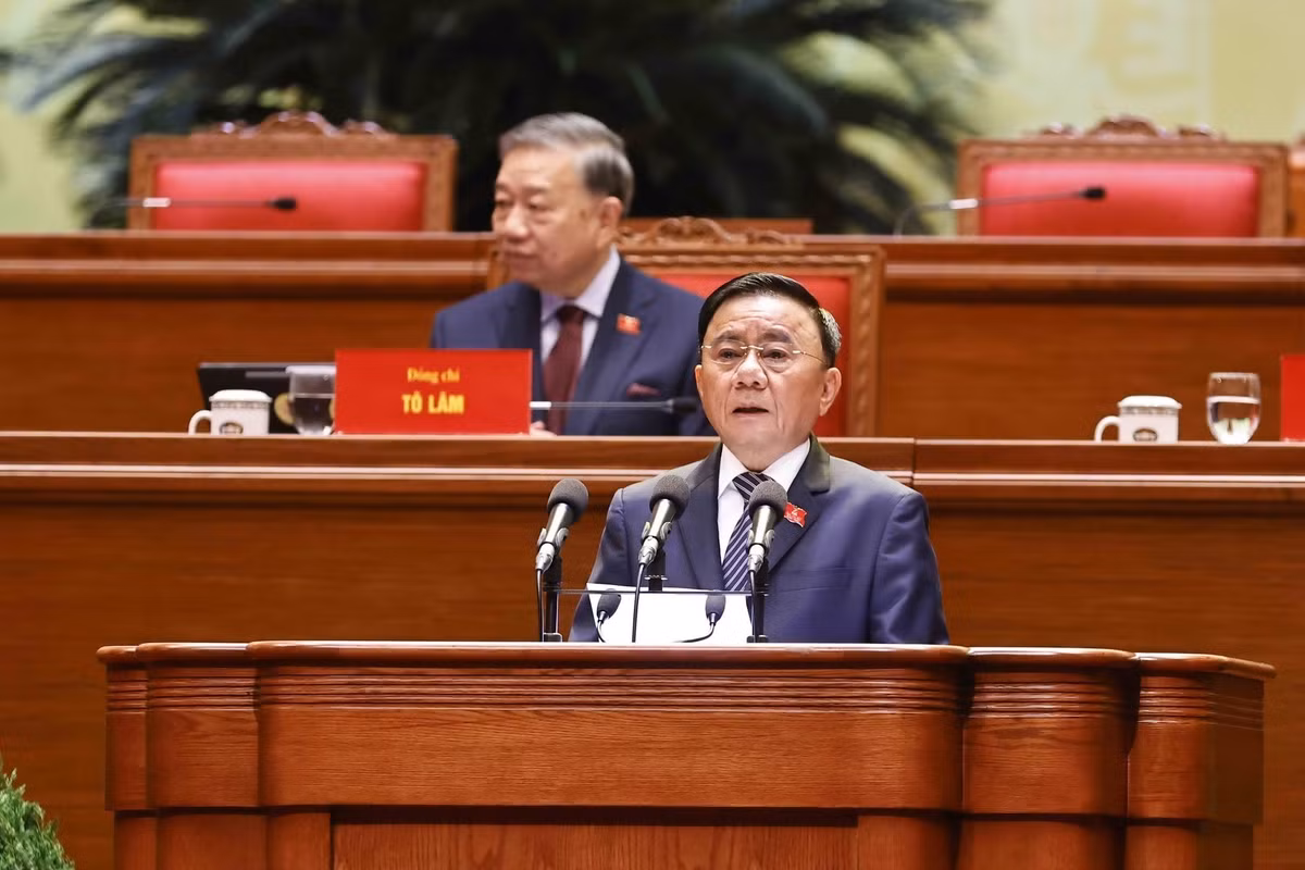 Đồng chí Trần Cẩm Tú, Ủy viên Bộ Chính trị, Thường trực Ban Bí thư, Trưởng Tiểu ban Tổ chức phục vụ Đại hội XIV của Đảng. (Ảnh: ĐĂNG KHOA)