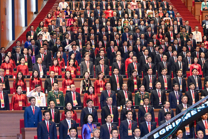 Các đại biểu dự khai mạc Đại hội.