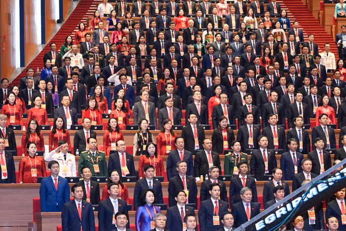 Các đại biểu dự khai mạc Đại hội.