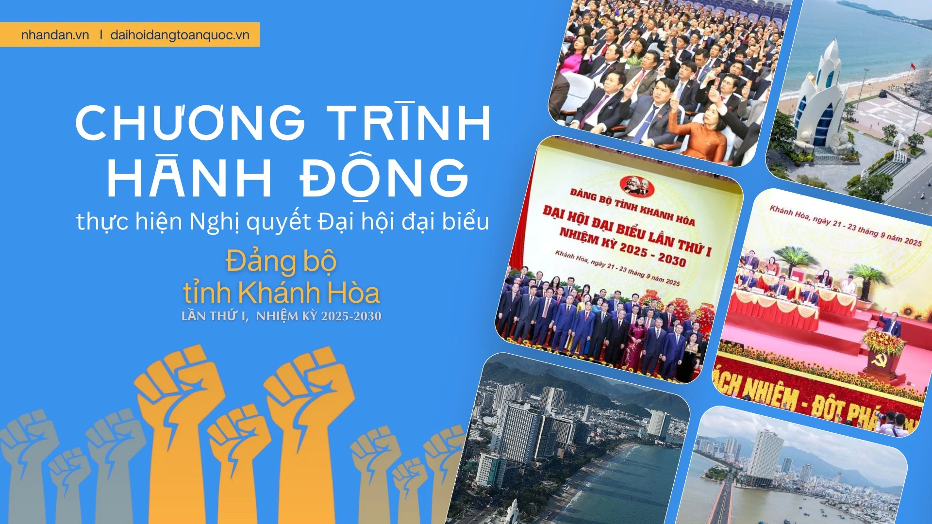 Chương trình hành động thực hiện Nghị quyết Đại hội đại biểu Đảng bộ tỉnh Khánh Hòa lần thứ I, nhiệm kỳ 2025-2030