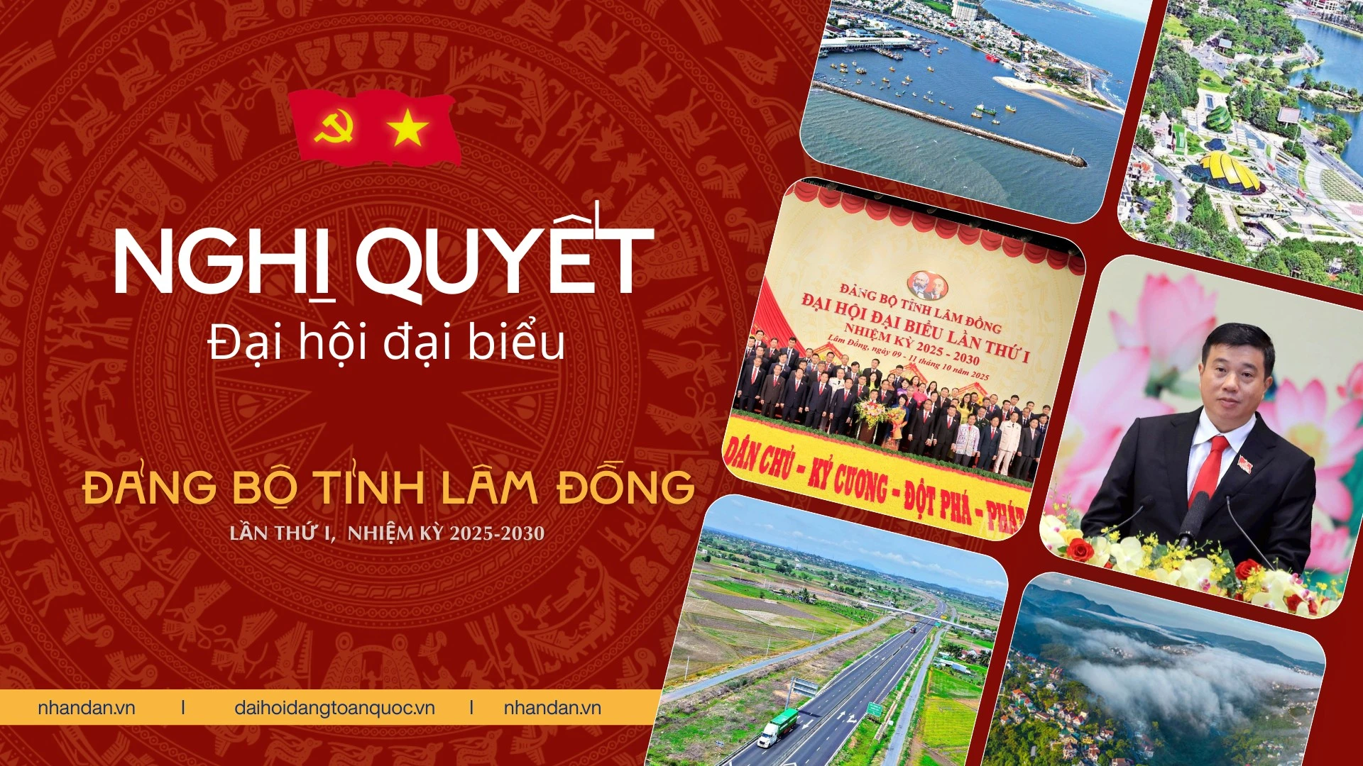 Nghị quyết Đại hội đại biểu Đảng bộ tỉnh Lâm Đồng lần thứ I, nhiệm kỳ 2025-2030