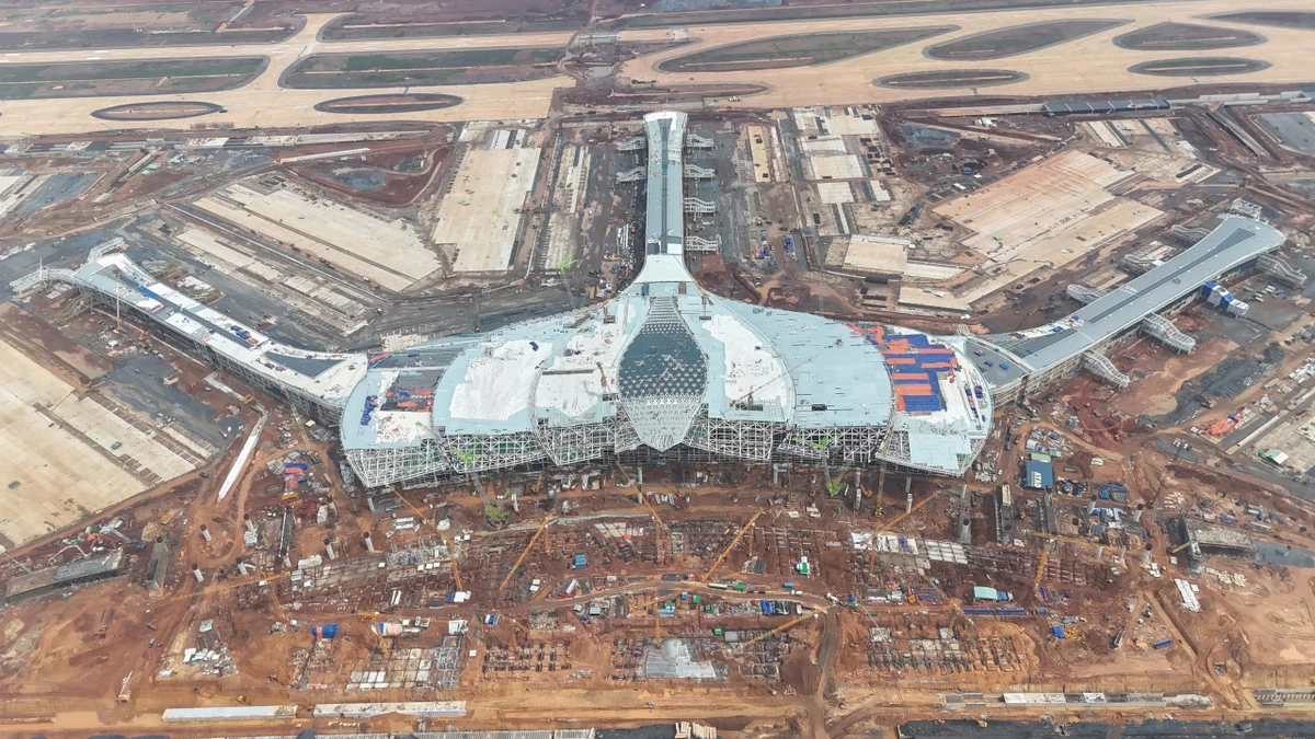 Sân bay quốc tế Long Thành đang dần hình thành