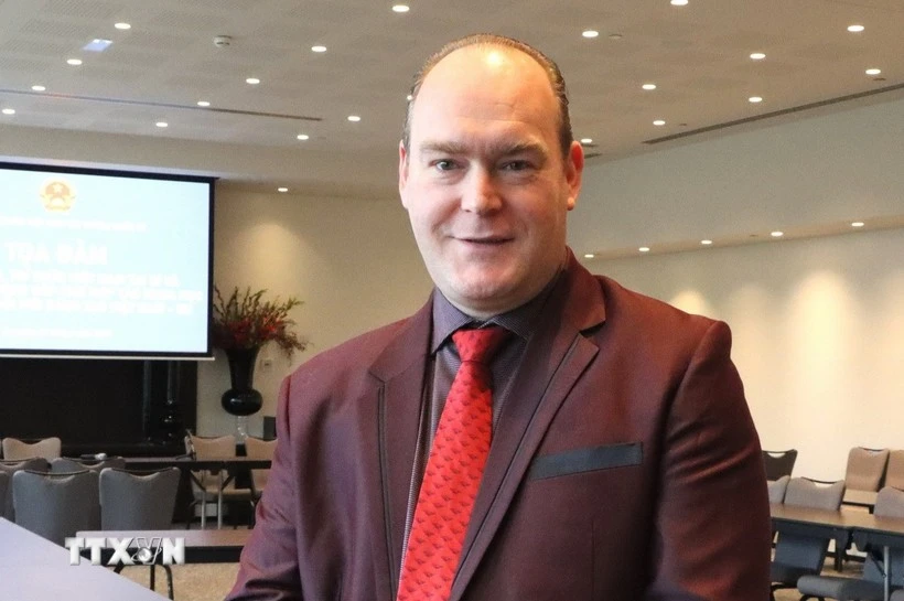 Ông Eric Van Vaerenbergh, chuyên gia năng lượng và giảng viên Trường Cao đẳng Kỹ nghệ Brussels (ECAM). (Ảnh: TTXVN)