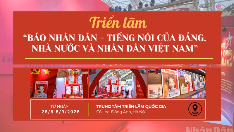 [Infographic] Khu trưng bày của Báo Nhân Dân tại Triển lãm Thành tựu đất nước