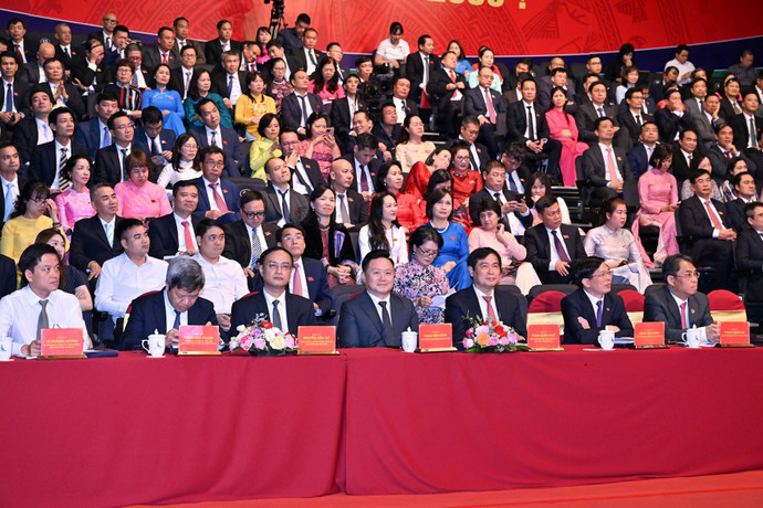 Các đại biểu tham dự Đại hội Đại biểu lần thứ XII Đảng bộ Đài Truyền hình Việt Nam nhiệm kỳ 2025-2030. (Ảnh: Trần Hải)