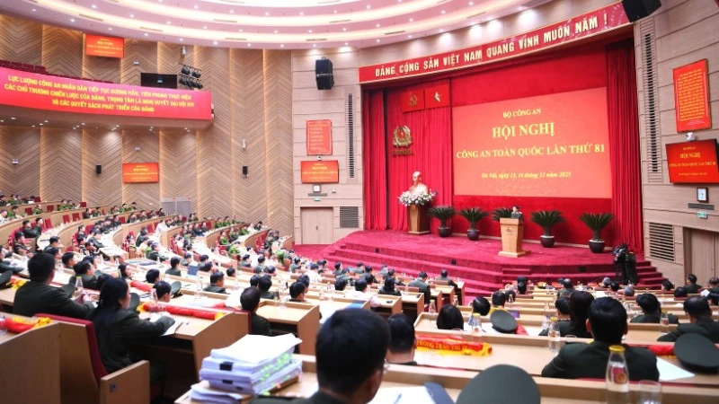 Bế mạc Hội nghị Công an toàn quốc lần thứ 81.