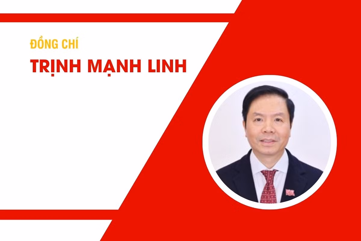 Tiểu sử đồng chí Trịnh Mạnh Linh, Ủy viên Trung ương Đảng, Phó trưởng Ban Tổ chức Trung ương