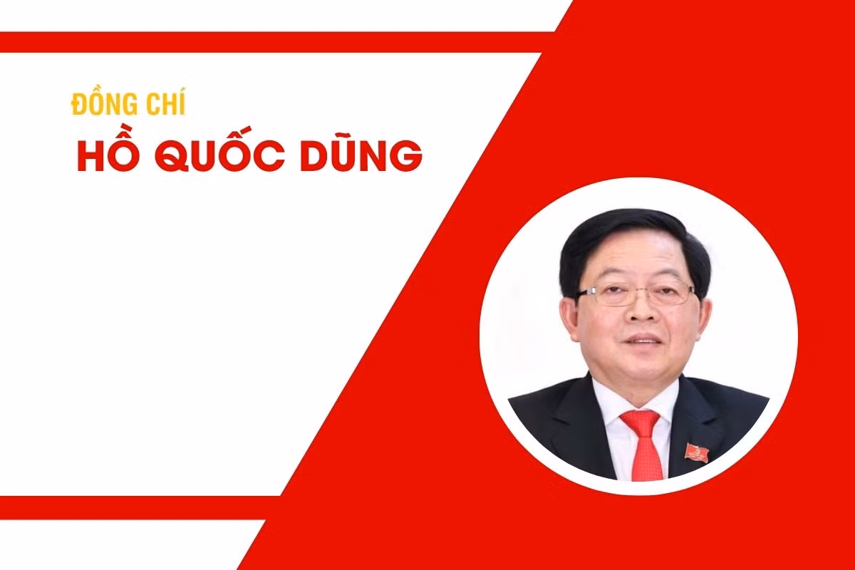 Tiểu sử đồng chí Hồ Quốc Dũng, Ủy viên Trung ương Đảng, Ủy viên Ban Thường vụ Đảng ủy Chính phủ, Phó Thủ tướng Chính phủ