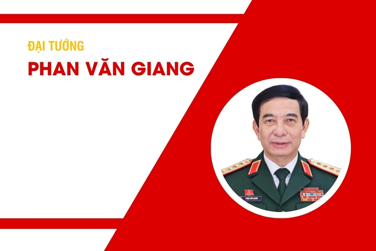 Tiểu sử đồng chí Phan Văn Giang, Ủy viên Bộ Chính trị, Ủy viên Ban Thường vụ Đảng ủy Chính phủ, Phó Bí thư Quân ủy Trung ương, Đại tướng, Bộ trưởng Bộ Quốc phòng