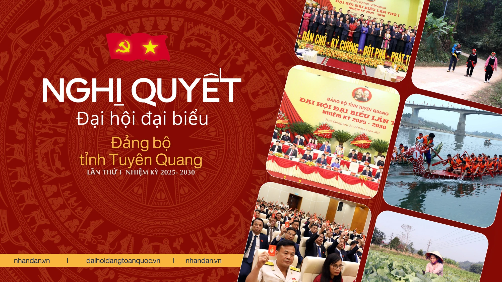 Nghị quyết Đại hội đại biểu Đảng bộ tỉnh Tuyên Quang lần thứ I, nhiệm kỳ 2025-2030
