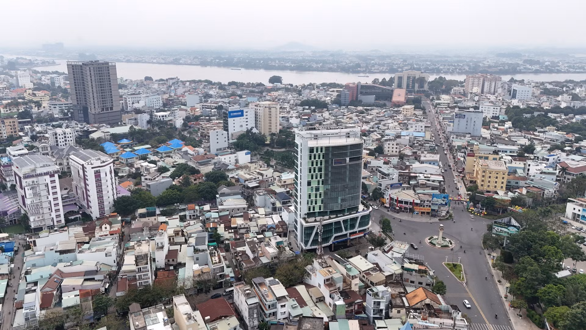 Một góc trung tâm phường Trấn Biên, tỉnh Đồng Nai.