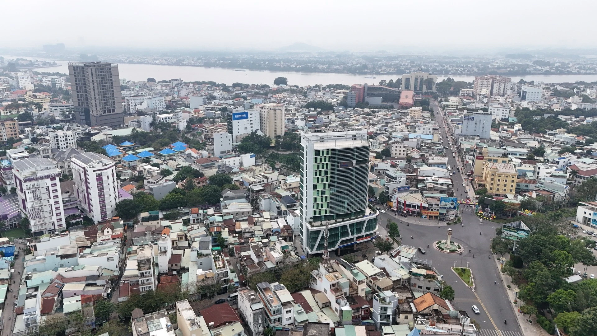 Một góc trung tâm phường Trấn Biên, tỉnh Đồng Nai.