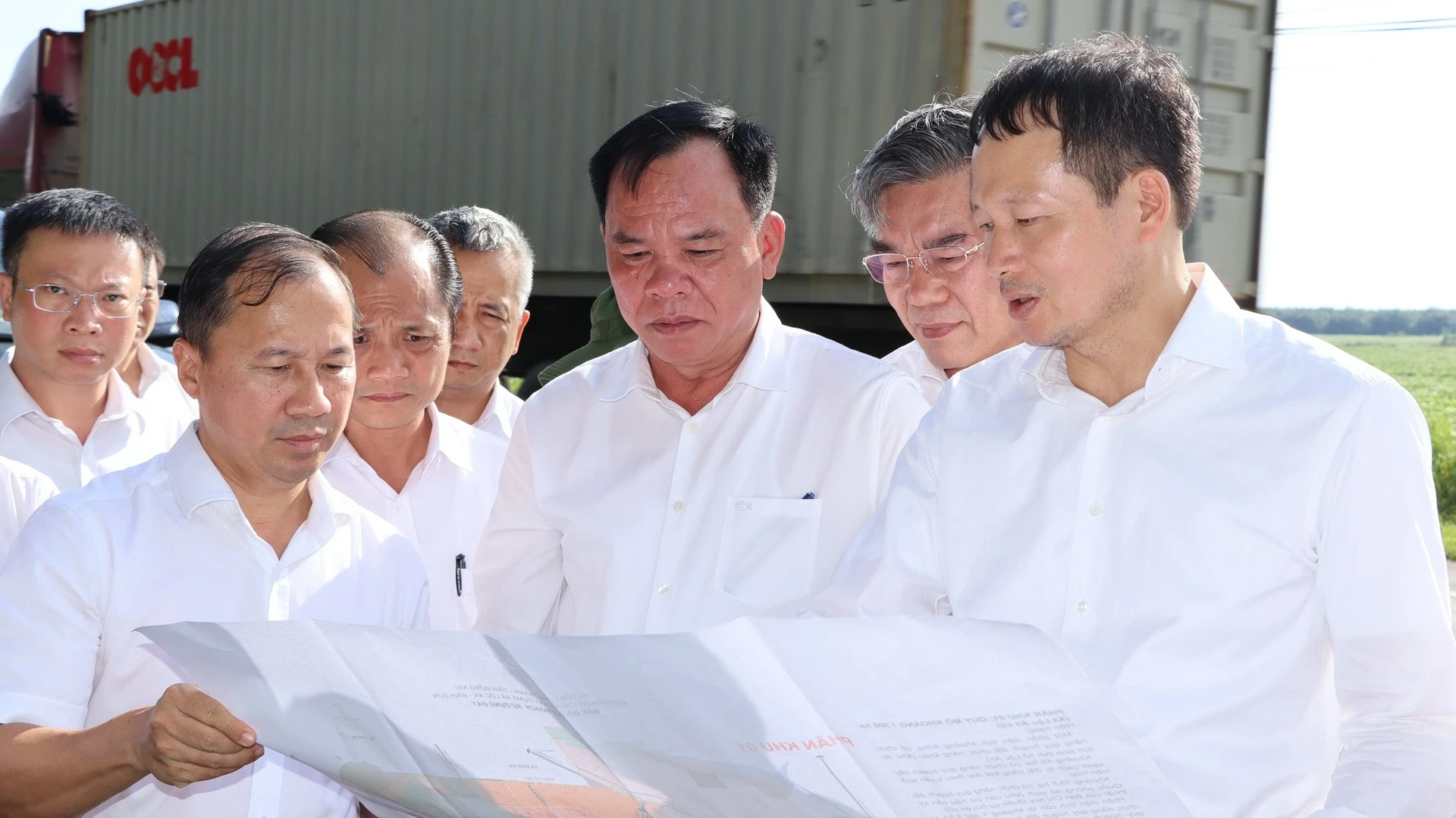 Lãnh đạo tỉnh Đồng Nai khảo sát khu vực quy hoạch đô thị sân bay Long Thành.