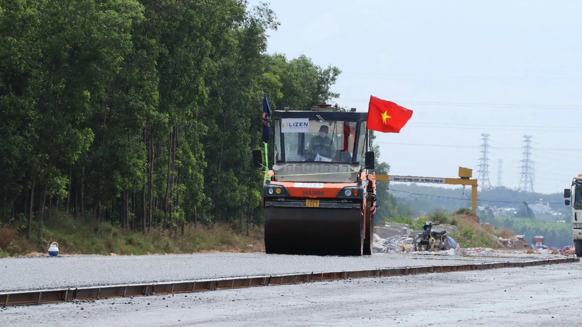 Một dự án hạ tầng giao thông đang được hoàn thiện trên địa bàn xã An Phước.