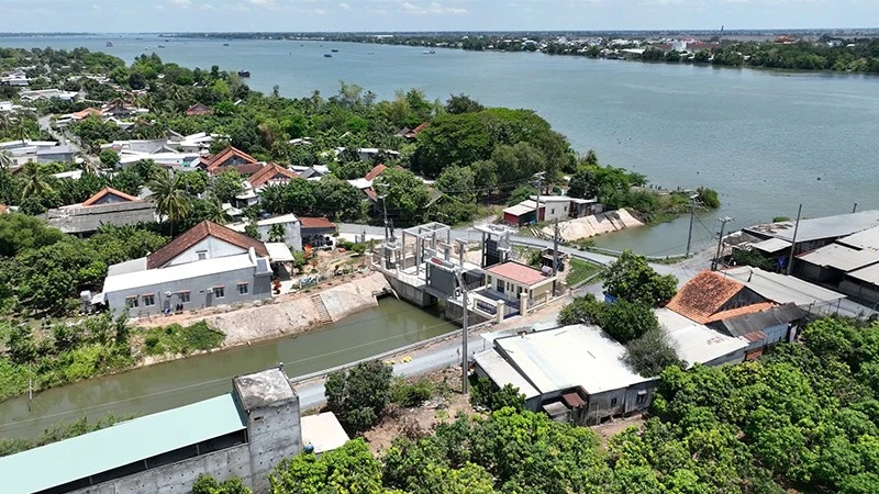 Một góc xã Tân Long.