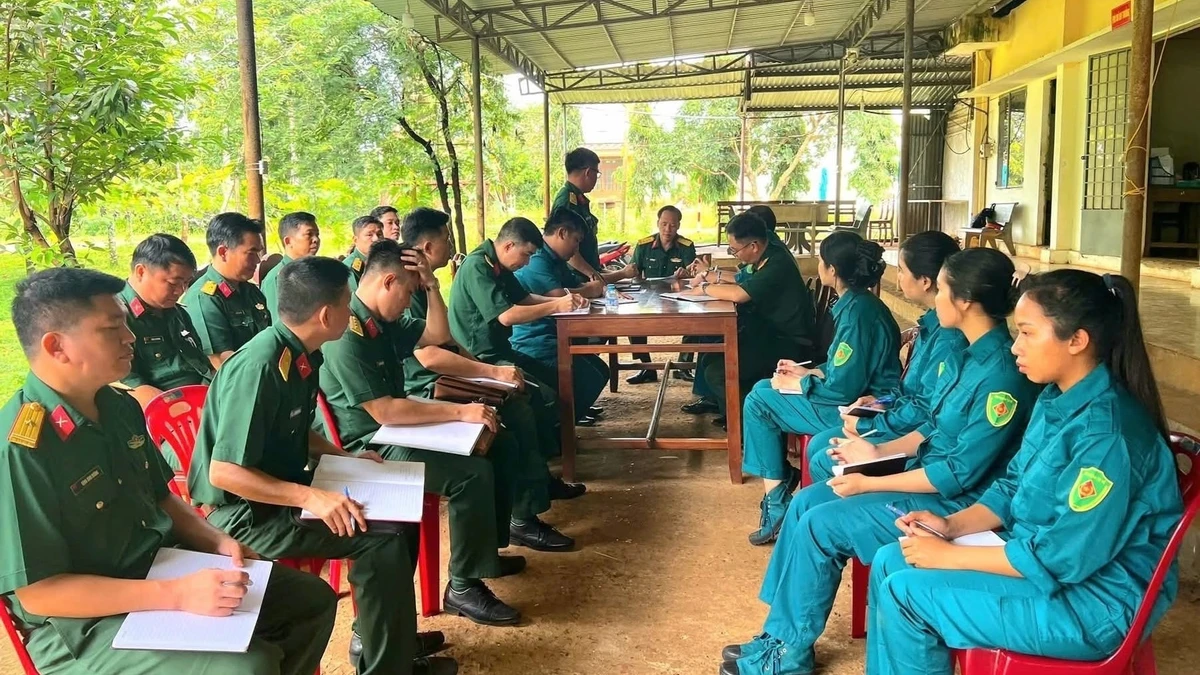 Lãnh đạo Bộ chỉ huy quân sự tỉnh Đồng Nai kiểm tra các đơn vị ở cơ sở