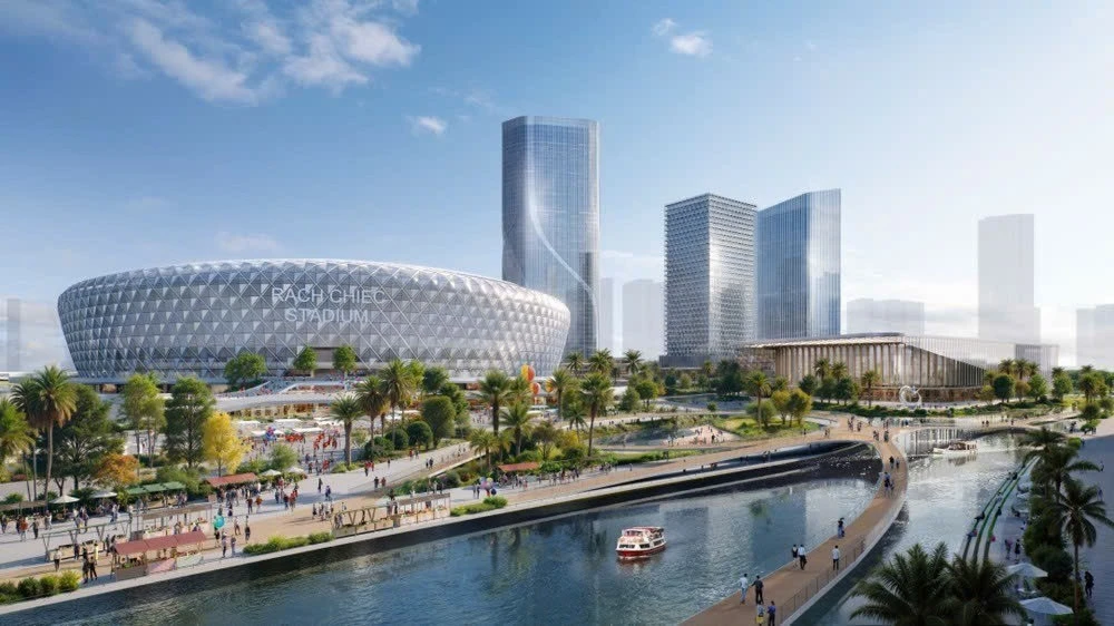 Phối cảnh Khu Thể dục thể thao quốc gia Rạch Chiếc