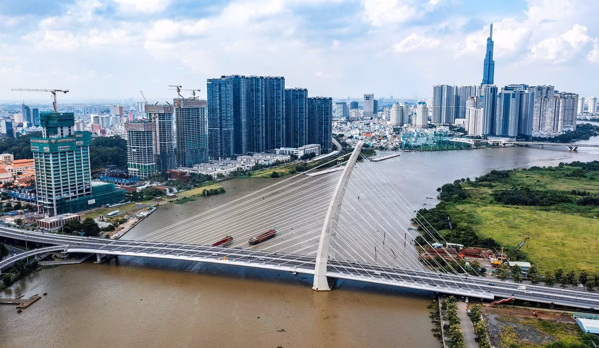 Một góc đô thị Thành phố Hồ Chí Minh hôm nay.