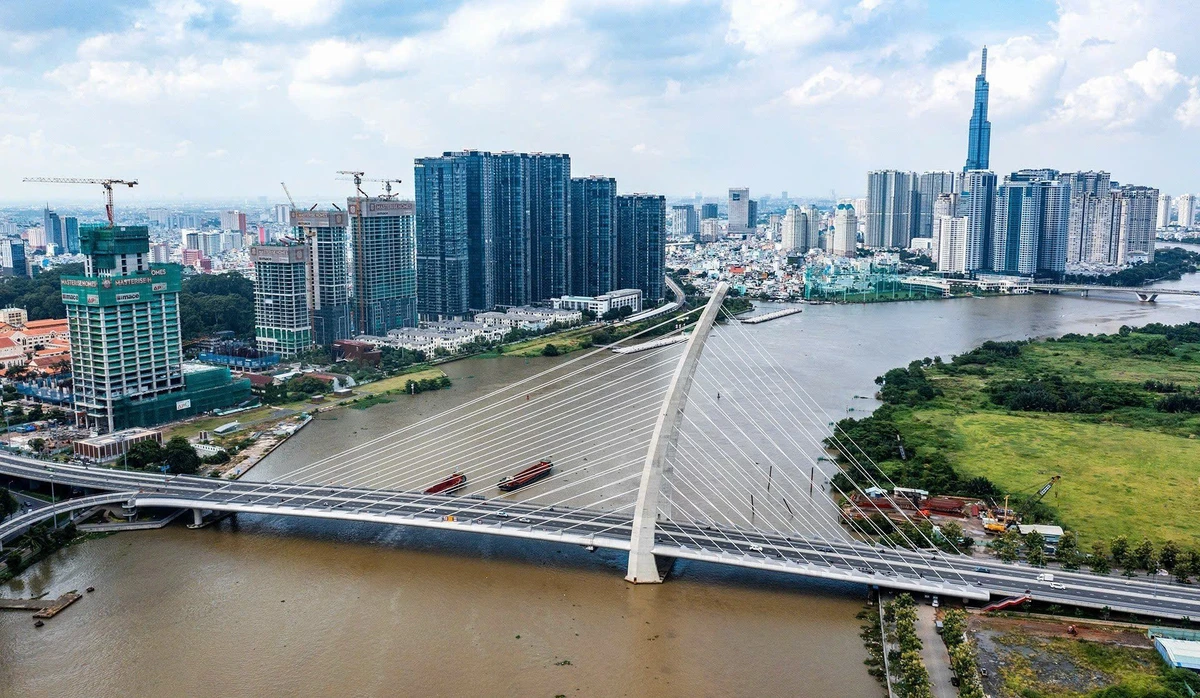 Một góc đô thị Thành phố Hồ Chí Minh hôm nay.