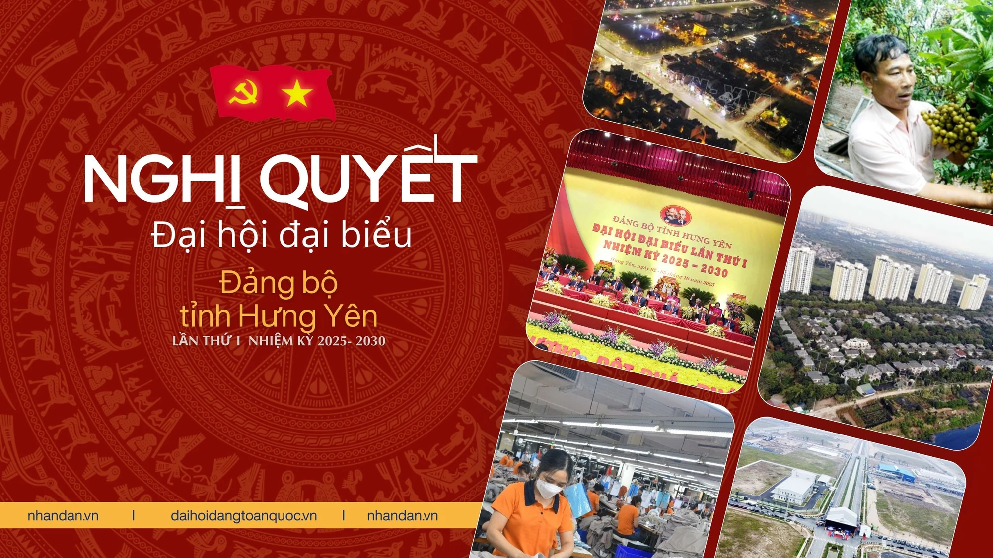 Nghị quyết Đại hội đại biểu Đảng bộ tỉnh Hưng Yên lần thứ I, nhiệm kỳ 2025-2030