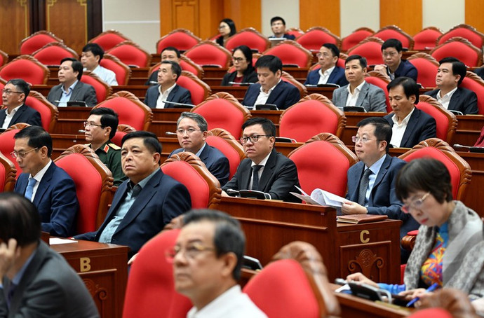 Các đại biểu dự Hội nghị. (Ảnh: DUY LINH)