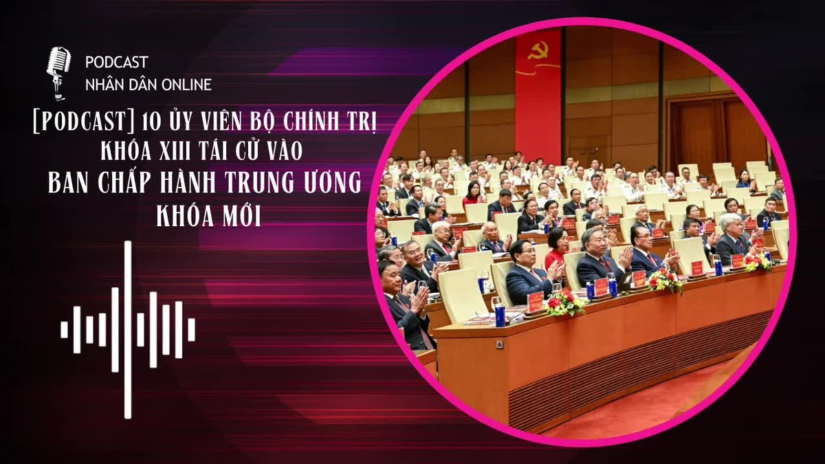 [Podcast] 10 Ủy viên Bộ Chính trị khóa XIII tái cử vào Ban Chấp hành Trung ương khóa mới