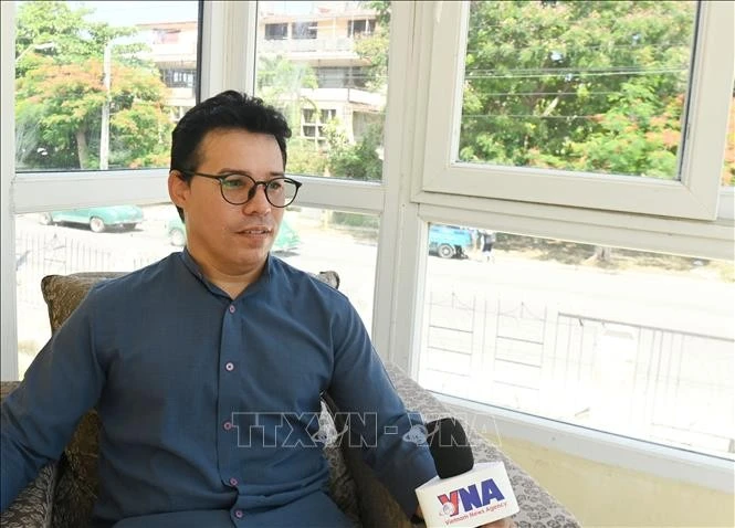 Tiến sĩ Ruvislei González Saez, nghiên cứu viên cao cấp thuộc Trung tâm Nghiên cứu chính sách quốc tế của Cuba (CIPI).