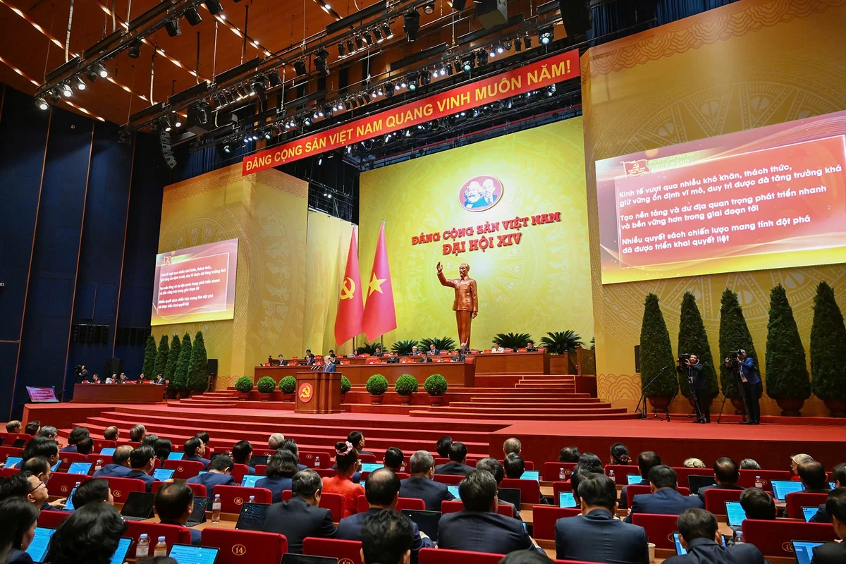 Phiên khai mạc Đại hội đại biểu toàn quốc lần thứ XIV của Đảng.