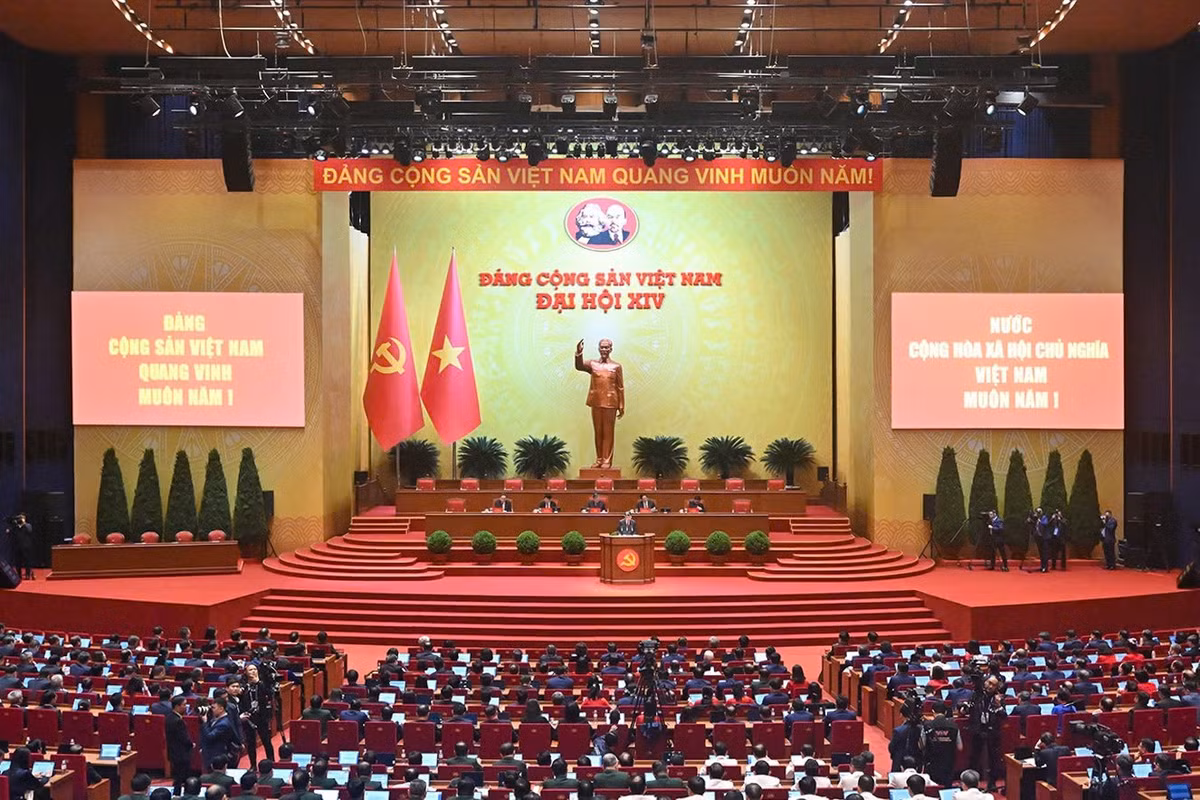 Toàn cảnh phiên trù bị Đại hội Đại biểu toàn quốc lần thứ XIV của Đảng. (Ảnh: DUY LINH)