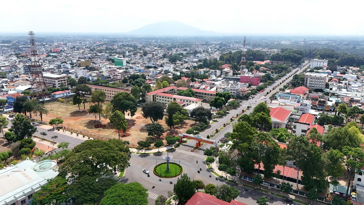 Một góc trung tâm phường Long Khánh, tỉnh Đồng Nai.