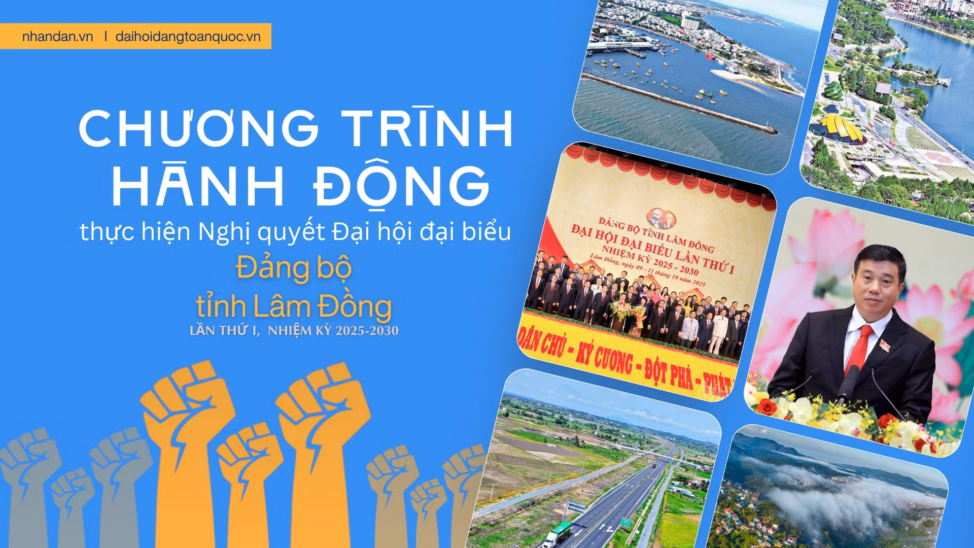 Chương trình hành động thực hiện Nghị quyết Đại hội đại biểu Đảng bộ tỉnh Lâm Đồng lần thứ I, nhiệm kỳ 2025-2030